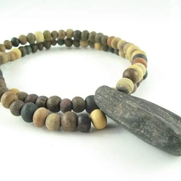 Liwung Wood Rosary Beads - Type A5--BROKEN