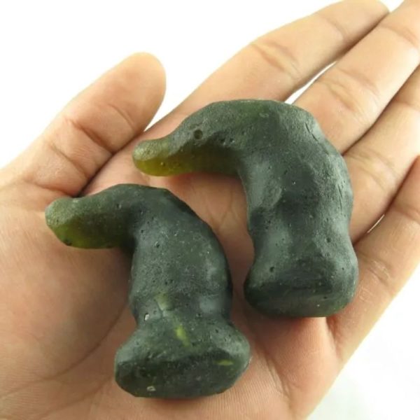 Large Green Cobra Horns - Crystall/Green