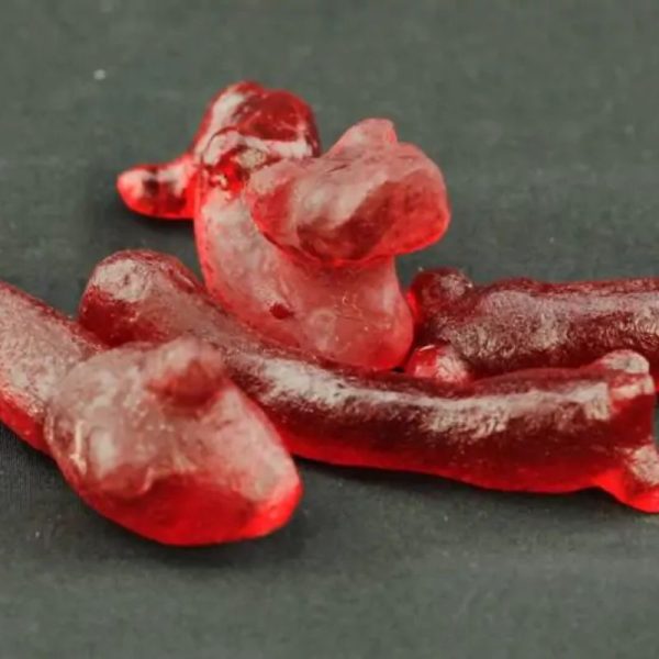 Fossilized Crystal of Red Siluman Eel Moak