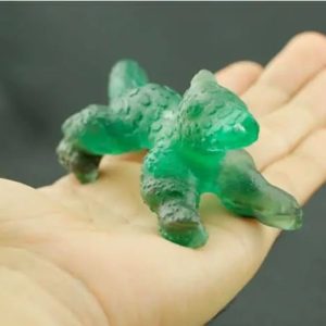 Fossilized Green Crocodile Siluman - Type D1