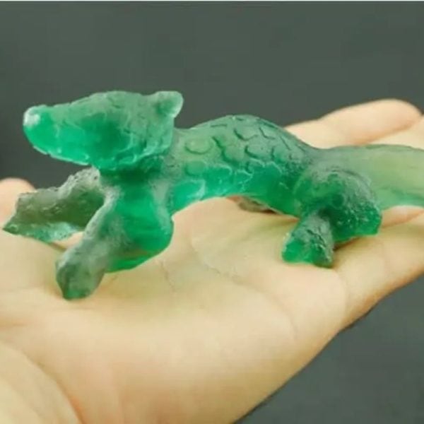 Fossilized Green Crocodile Siluman - Type D1 - Image 4