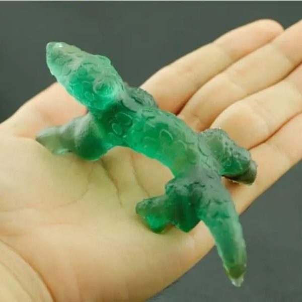 Fossilized Green Crocodile Siluman - Type D1 - Image 3