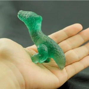 Fossilized Green Crocodile Siluman - Type D2