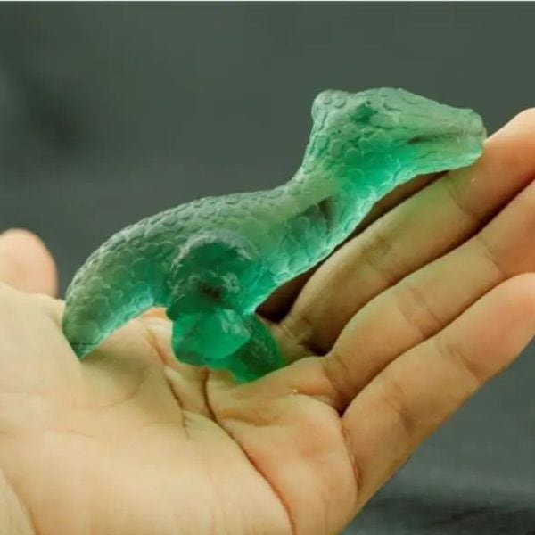 Fossilized Green Crocodile Siluman - Type D2 - Image 4
