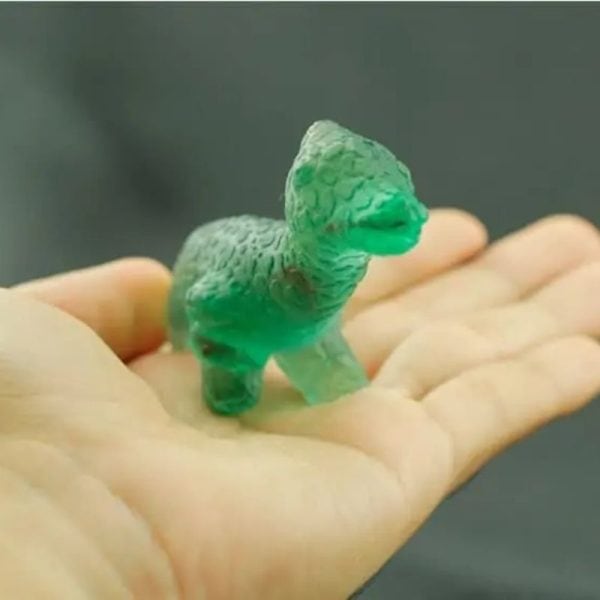 Fossilized Green Crocodile Siluman - Type D2 - Image 3