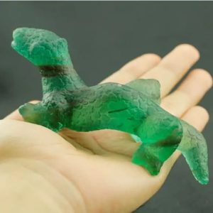 Fossilized Green Crocodile Siluman - Type D3