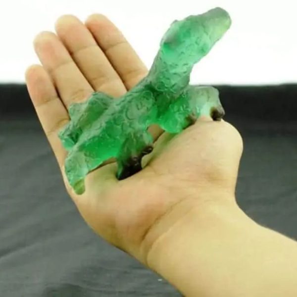 Fossilized Green Crocodile Siluman - Type A1 - Image 3