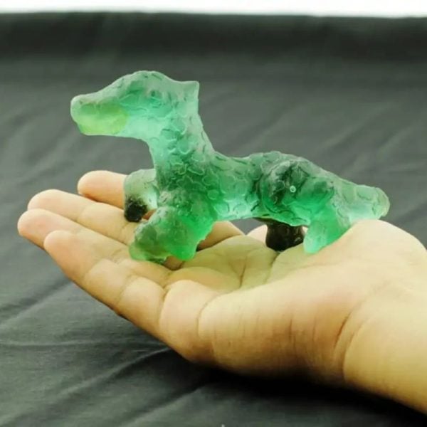 Fossilized Green Crocodile Siluman - Type A1 - Image 2